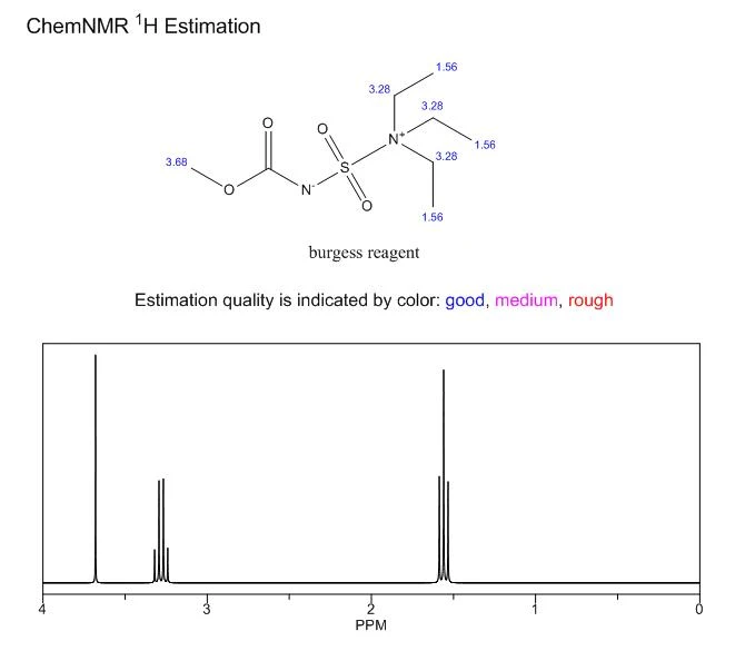Burgess reagent NMR CAS 29684-56-8 | Shaanxi BLOOM Tech Co., Ltd Burgess reagent NMR CAS 29684-56-8 | Shaanxi BLOOM Tech Co., Ltd