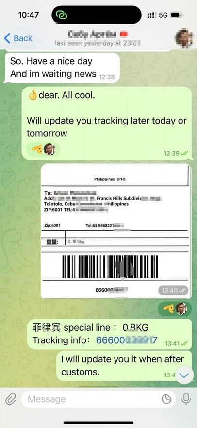 TB 500 Tracking info TB 500 Tracking info